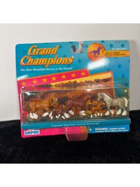 Grand Champions Micro Mini Horse Collection Clydesdale Scottish Work Horse 1997
